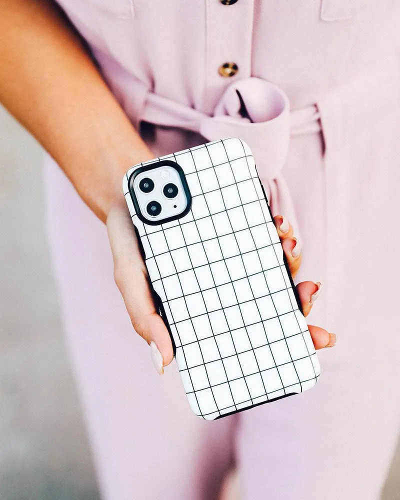 Off the Grid | White & Black Lined Case