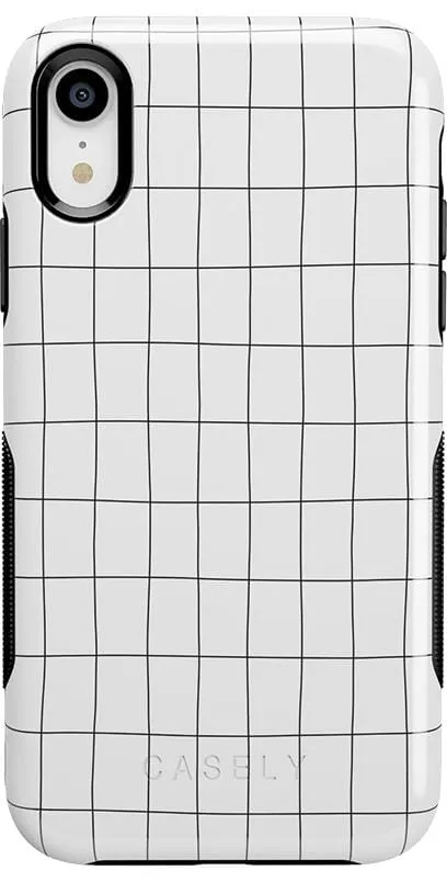 Off the Grid | White & Black Lined Case