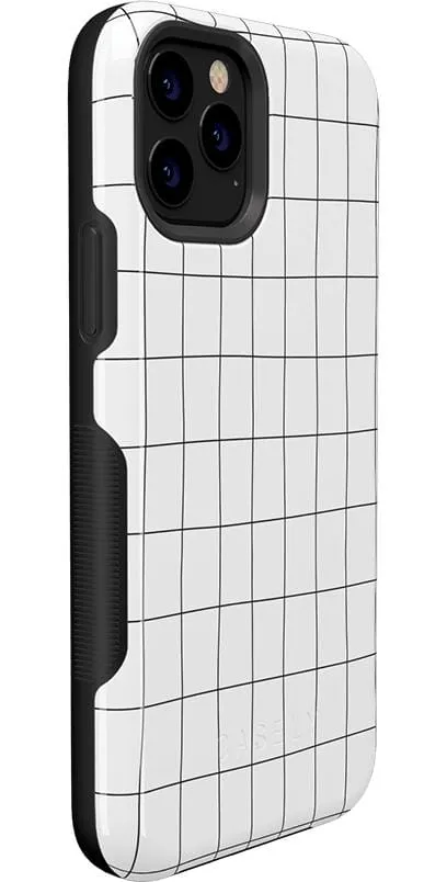 Off the Grid | White & Black Lined Case