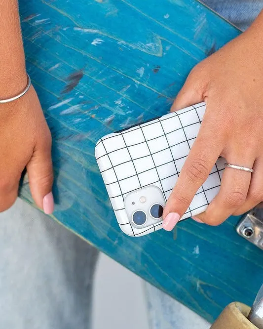 Off the Grid | White & Black Lined Case