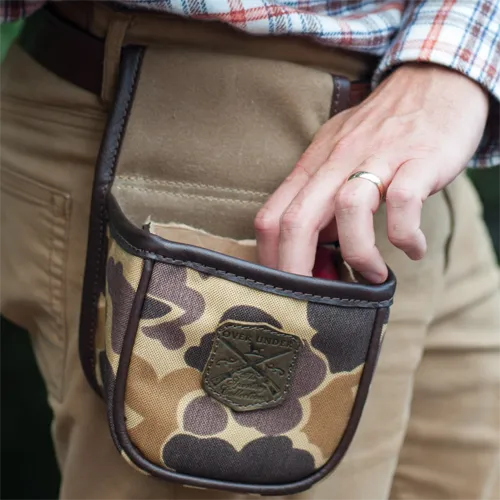 Old School Camo Shell Pouch - Small