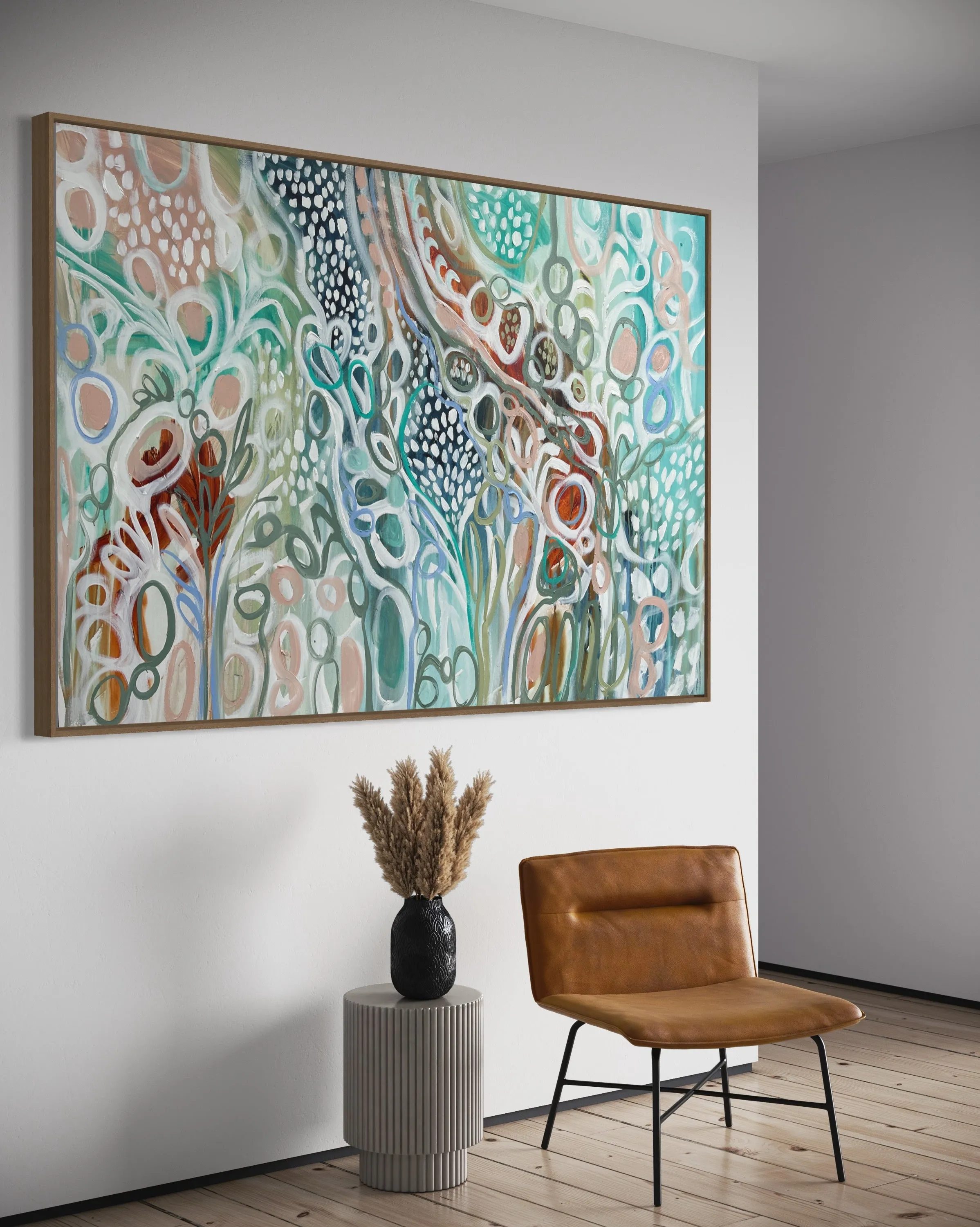 Pathways to Arnhem Land -Original on gallery canvas 100x150 cm