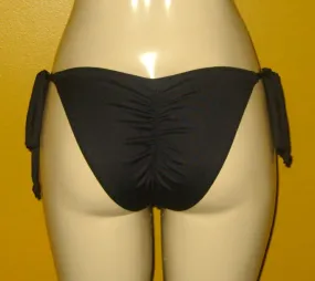 Puckered Butt Single Tie Sides Bikini Bottom Women's Swimwear Bottoms