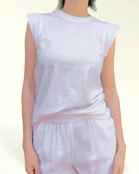 RD Arianne Cap Sleeve Top (White)