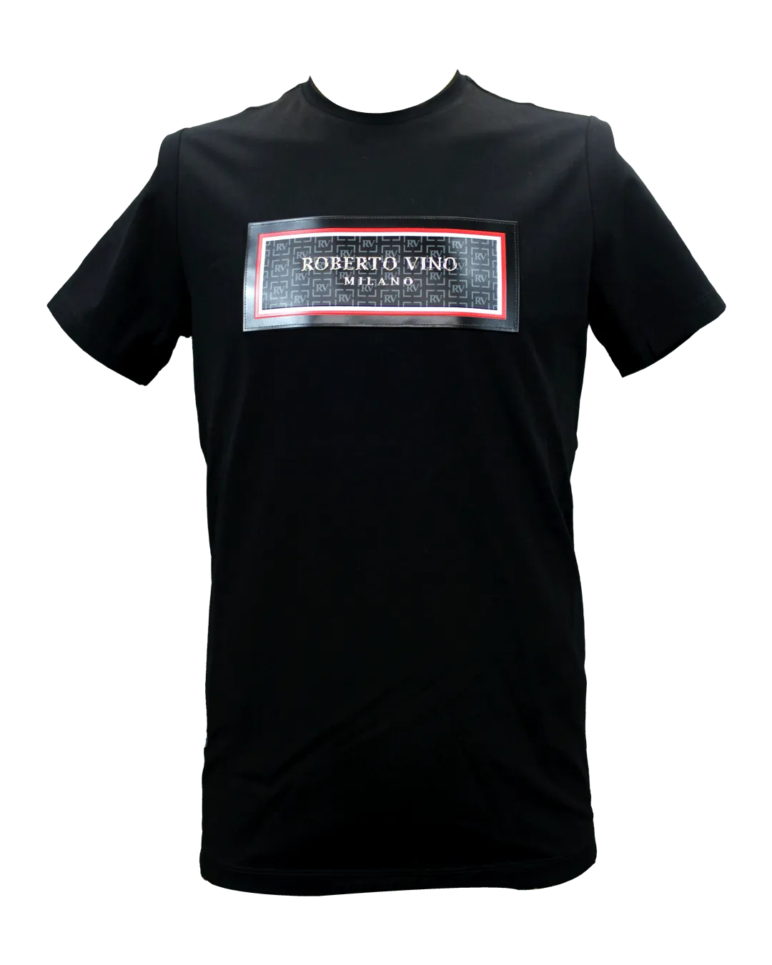 Roberto Vino Rect Milano Black T Shirt