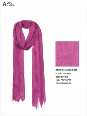 Shimmering Scarf-Fuschia