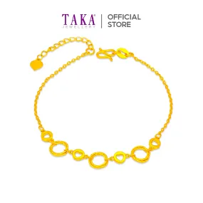 TAKA Jewellery 999 Pure Gold 5G Bracelet