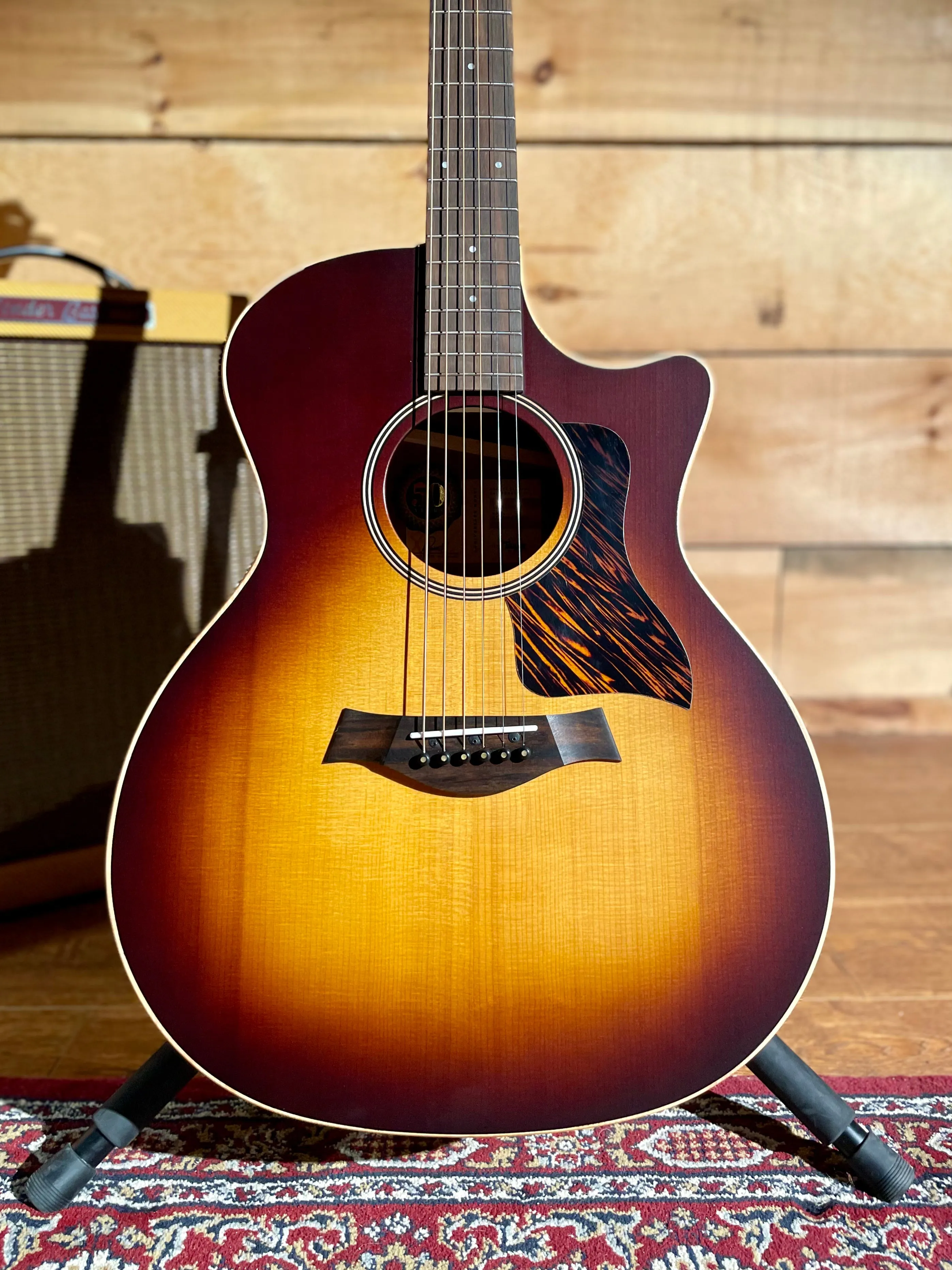 Taylor 50th Anniversary AD14ce-SB LTD, Tobacco Sunburst