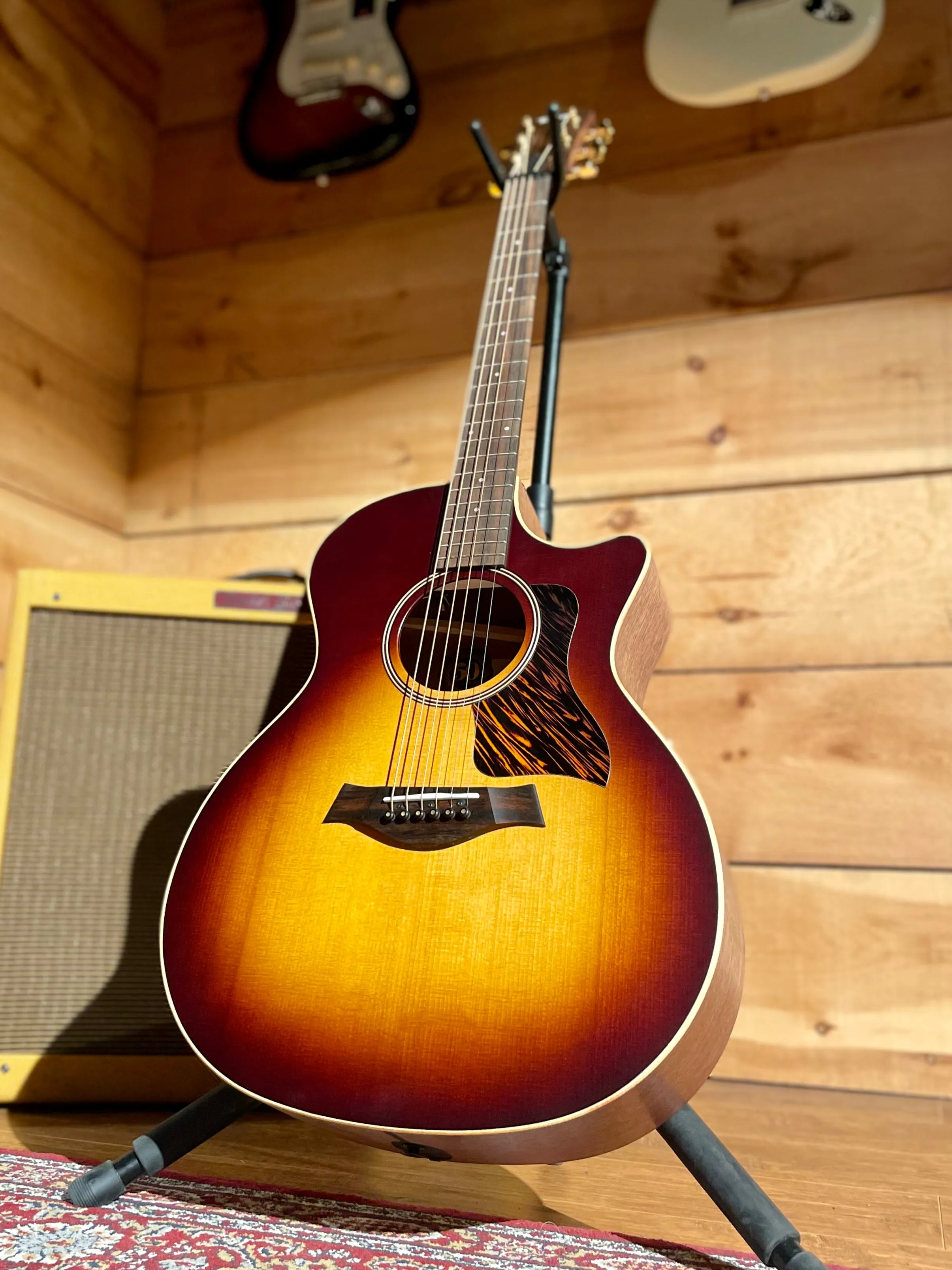 Taylor 50th Anniversary AD14ce-SB LTD, Tobacco Sunburst