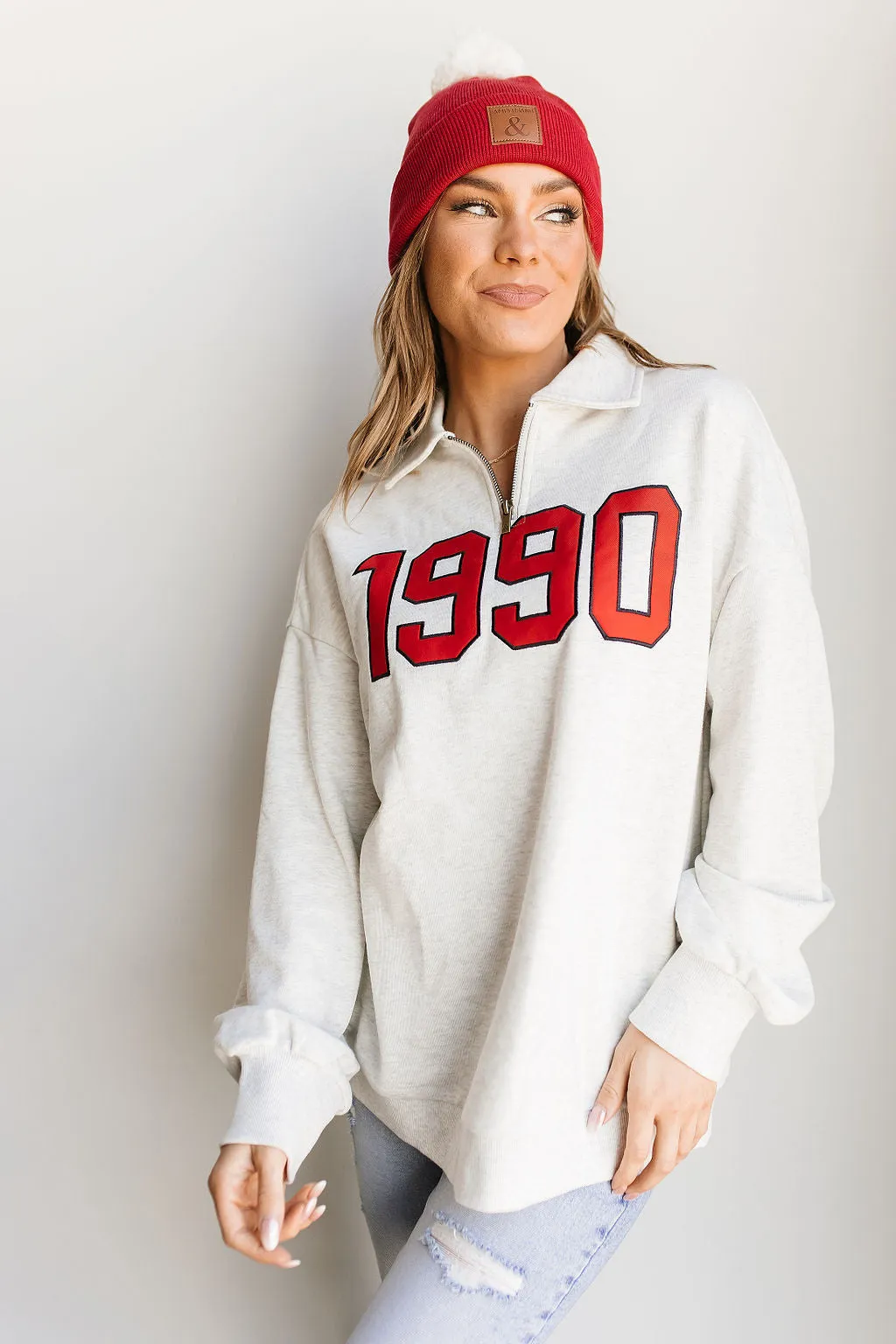 University Zip Pullover 1990