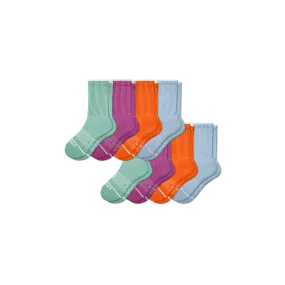 Youth Merino Wool Blend Calf Sock 8-Pack